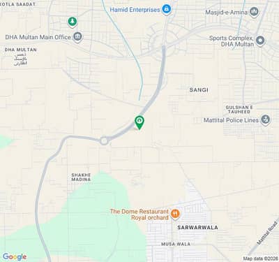 1 Kanal CORNER EXTRA LAND PARK FACING AND 300 FT ROAD Plot Sector O DHA Multan | Ideal for Dream Home or Investment