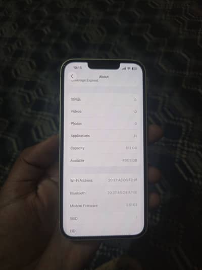 Apple iPhone 13 (512gb) Pta approved with box 92 health