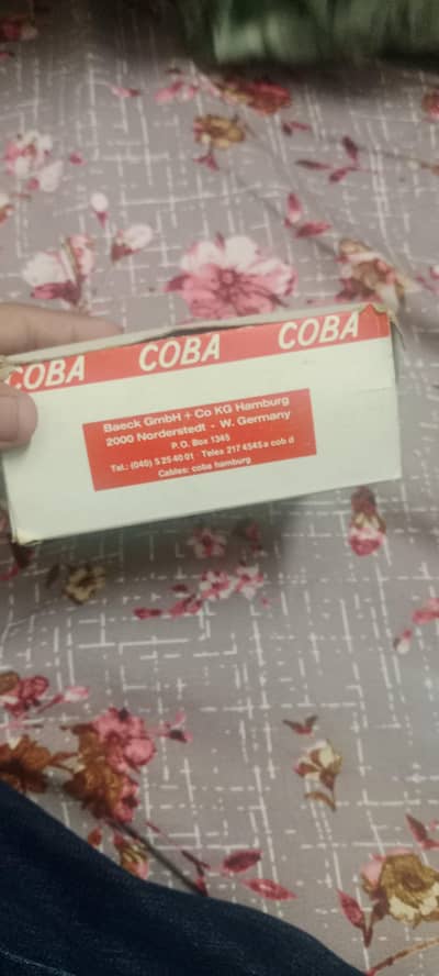 COBA vintage telephone tester light