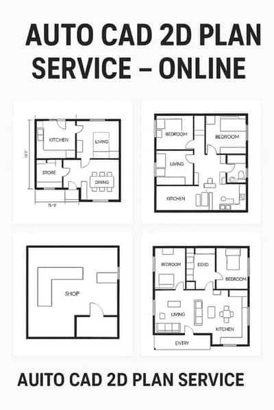 AutoCAD 2D Drawing & Assignment Services | Professional & Affordable