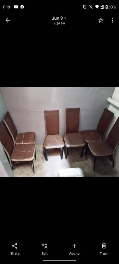 steel chairs set of 6
