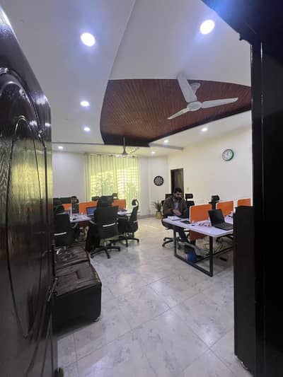 15 MARLA LOWER PORTION COMMERCIAL OFFICE USE SEPERATE GATE FOR RENT IN JOHAR TOWN LAHORE