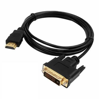 HDMI to DVI Cable (HDMI Male to DVI Male Cable)