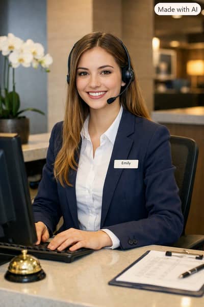 Female Receptionist Required Urgently near Millneium Mall