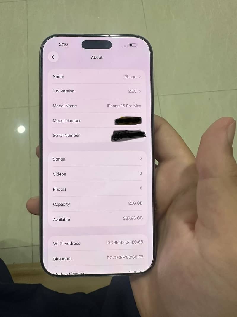 Iphone 16 Pro max 7