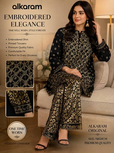 Brand: Bonanza Satrangi Type: 2-Piece Formal Suit Size: 10 Condition: