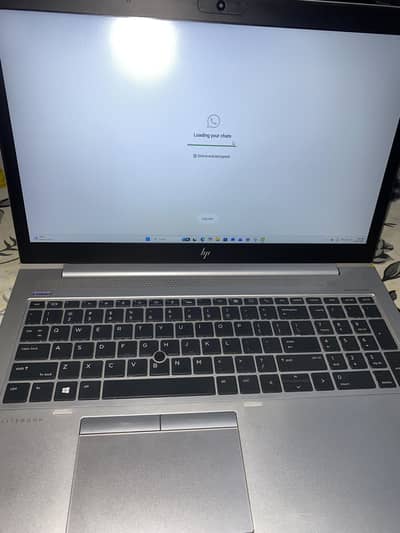 Hp elite book core i7 8 gen (16/256) size 15 inches