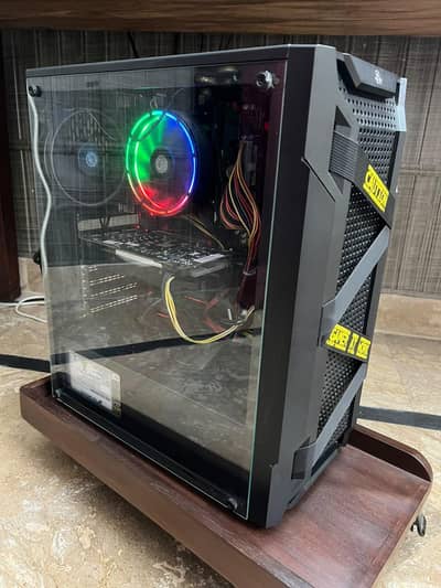 Ryzen 5 Gaming PC Setup + 24" Dell IPS Monitor