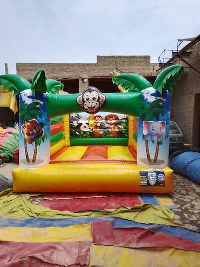 Jumping castle / token rides/ jhuly / games / park rides / kiddi ride