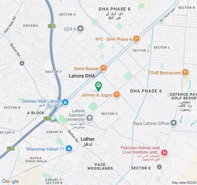 Phase 6 B Block Near#407 One Kanal Plot TOP LOcation PLOT`