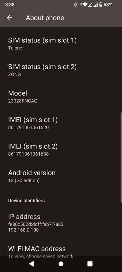 Xiaomi Redmi A2 Plus 4 64 official pta approved h