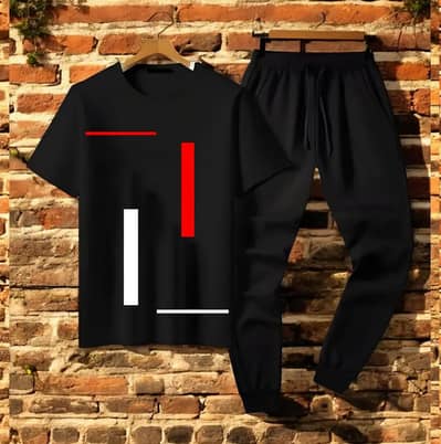 Men's jersey printed Track suit
