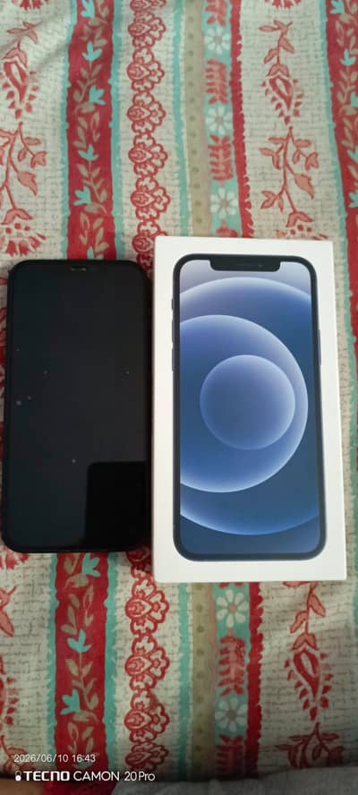 Apple iPhone 12 with box 64gb