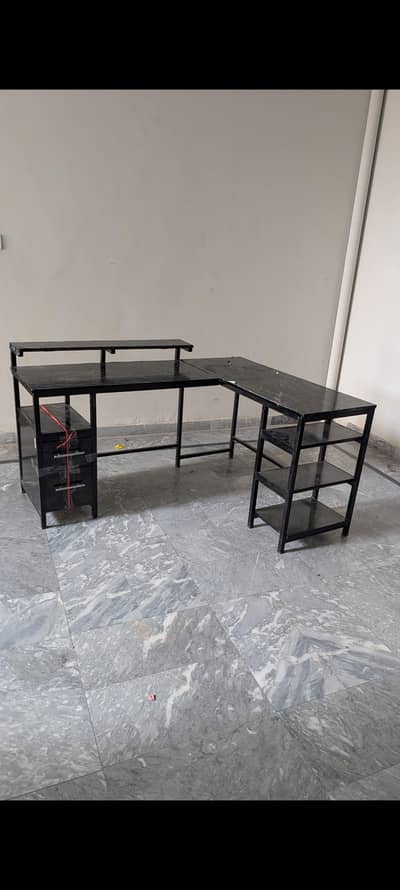 L Shape Computer Table For Sale
