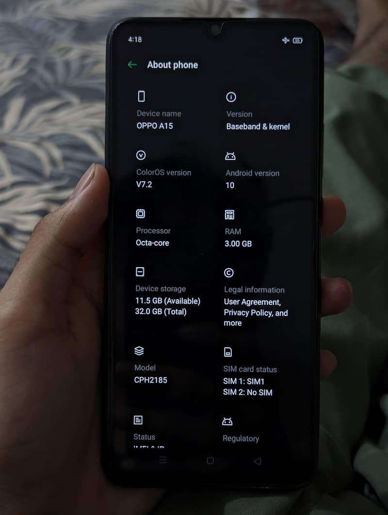 OPPO A15 3