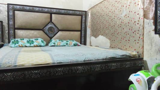 wood bed
