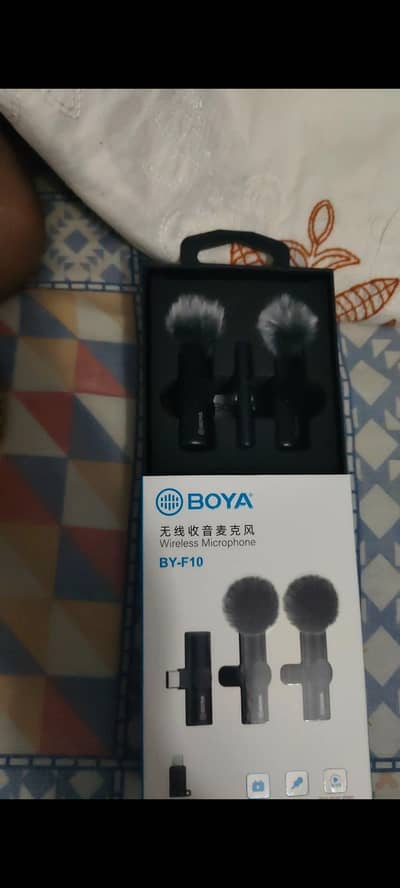 boya by f10  wireless microphone