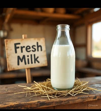 Fresh cow milk 230 per kg