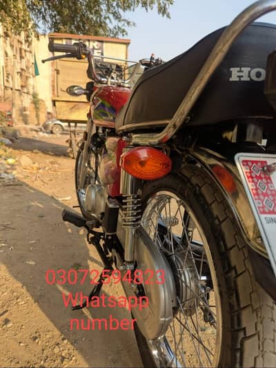 Honda 125 CG Model 2017 documents clear