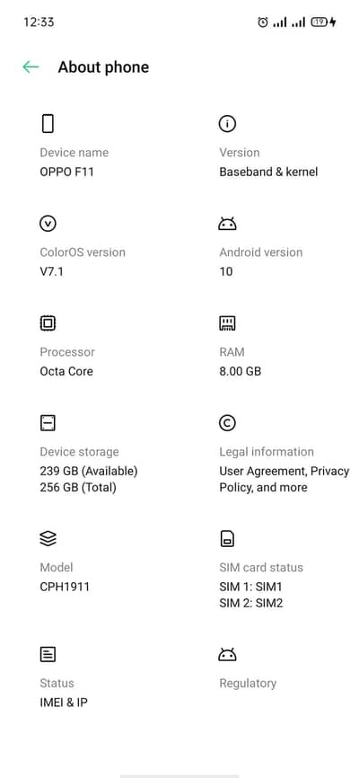 OPPO F11