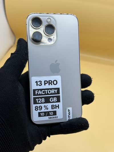 Apple iPhone 13 Pro 128 Factory unlock NoN PTA 89% Battery Health
