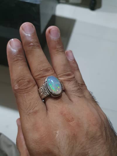 Ethiopian opal ring for sale