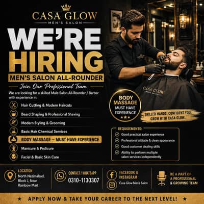 Need all rounder Barber