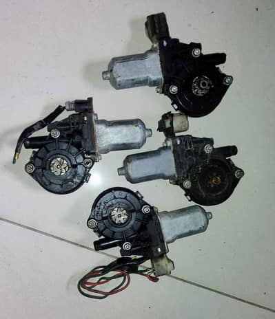 Car Window Motors , Wiring with buttons, Machines are for Sale
