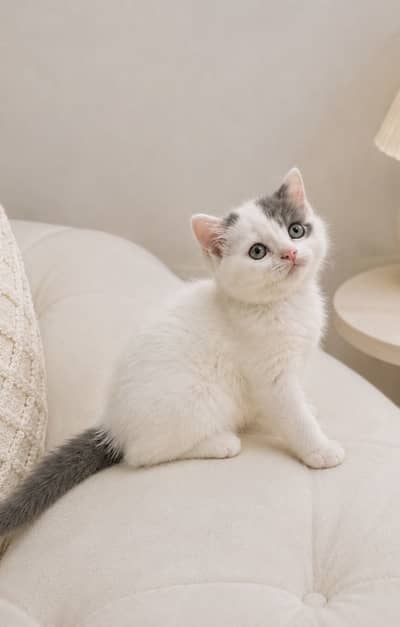 BLUE WHITE British Shorthair kitten
