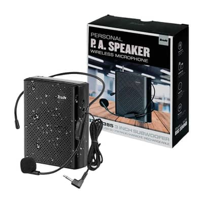 Voice Amplifier BTS,1385 for Teachers with Wired Microphone Headset
