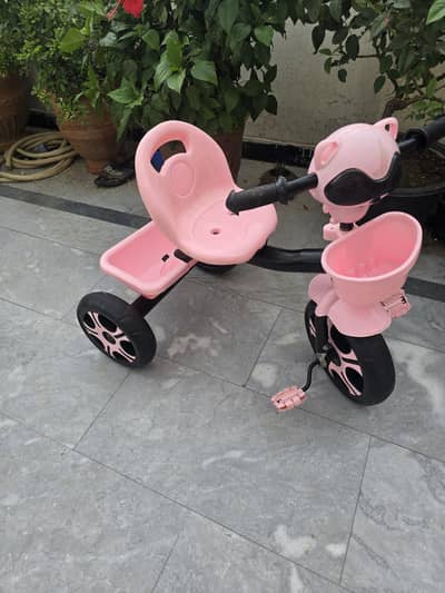 Kids Tricycle pink colour with music and lights