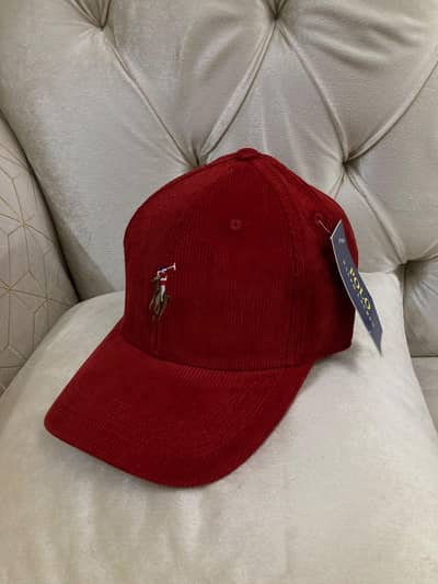 Original Polo Ralph Lauren Cap | Red Corduroy | New With Tags |