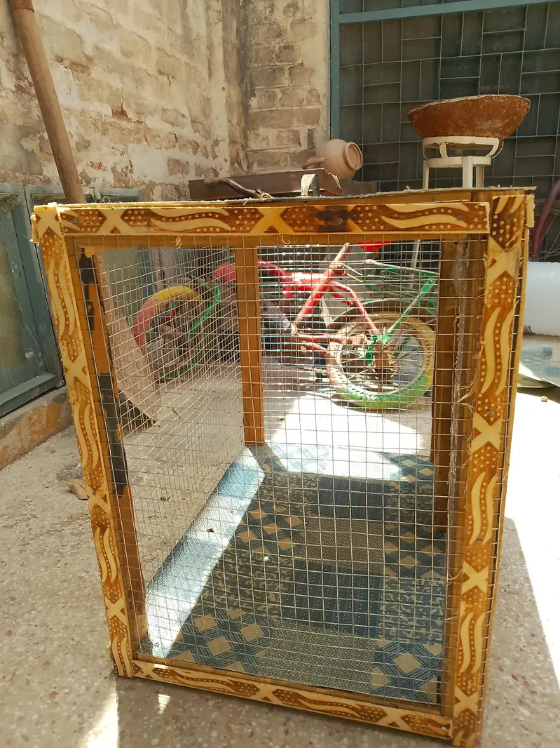 pure wooden cage — photo 2