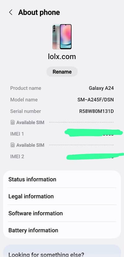 Samsung Mobile A24