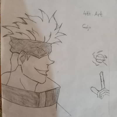 gojo anime drawing