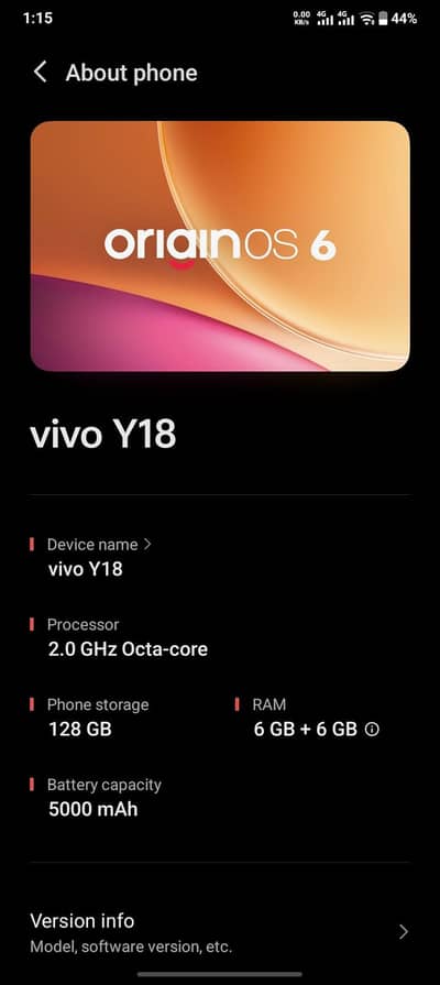 Vivo Y18
