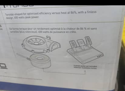 Thurstmaster tgll gaming wheel with pedals