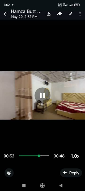 MadinaTown Furnished Room for rent 03018660465