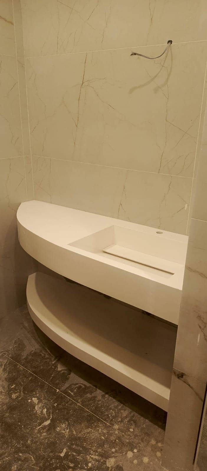 Corian vanity Customised 6