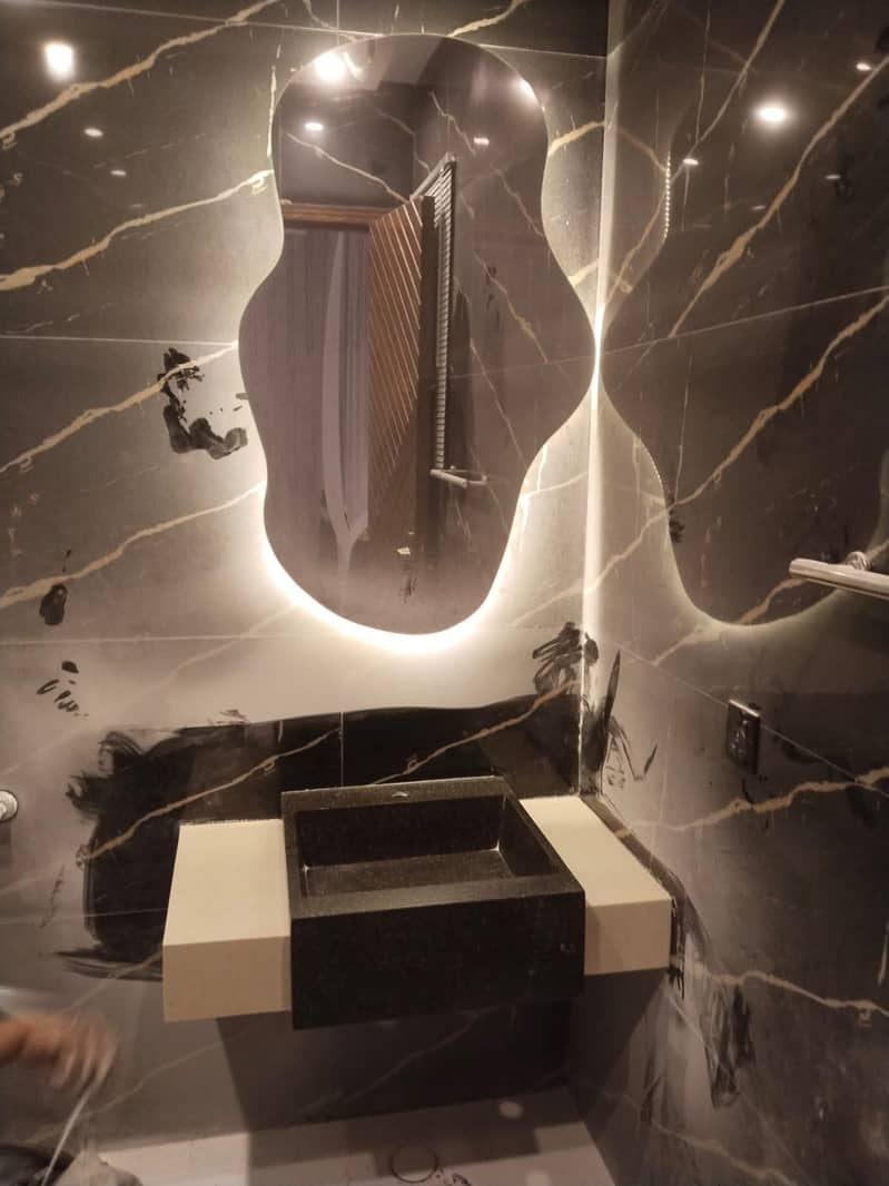 Corian vanity Customised 9