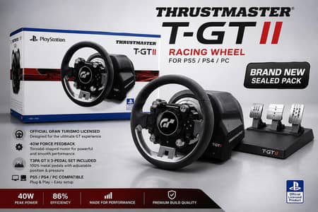 Thrustmaster T-GT II Racing Wheel — Brand New