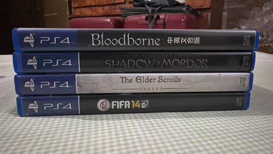  PS4 Games Bundle – Bloodborne, Shadow of Mordor, ESO & FIFA 14