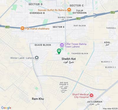 Johar Block 10 Marla No Transfer Fee Plot Open Form Bahria Town Lahore