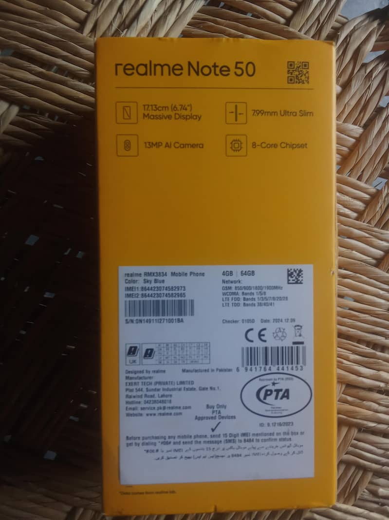 Realme Note 50 5