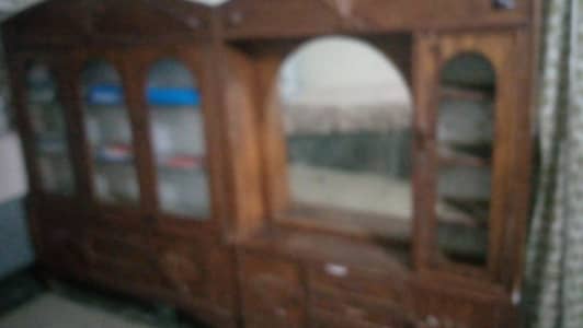 Set of dressing table and showcase