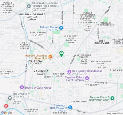 1 KANAL PLOT FOR SALE IN VALENCIA TOWN LAHORE