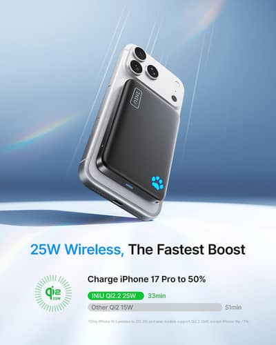 Best wireless power Bank for iphone 17 pro max
