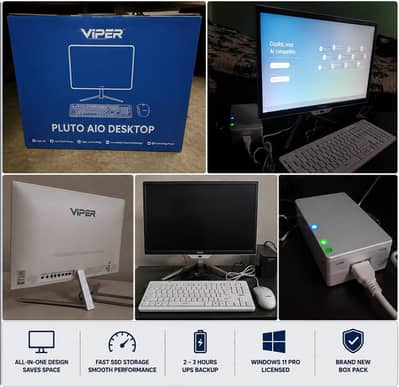 VIPER Pluto C19 Desktop | 13th Gen Core i3 | 8GB RAM | SSD |Brand New