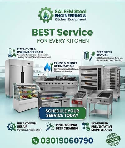 Commercial Kitchen Equipment Repair & Services