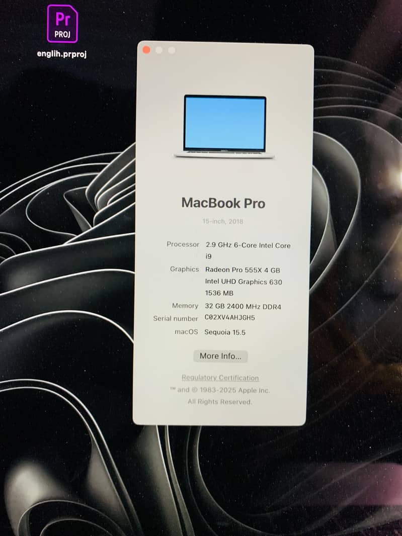 MacBook Pro 2018 5